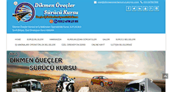 Desktop Screenshot of dikmenoveclersurucukursu.com
