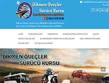 Tablet Screenshot of dikmenoveclersurucukursu.com